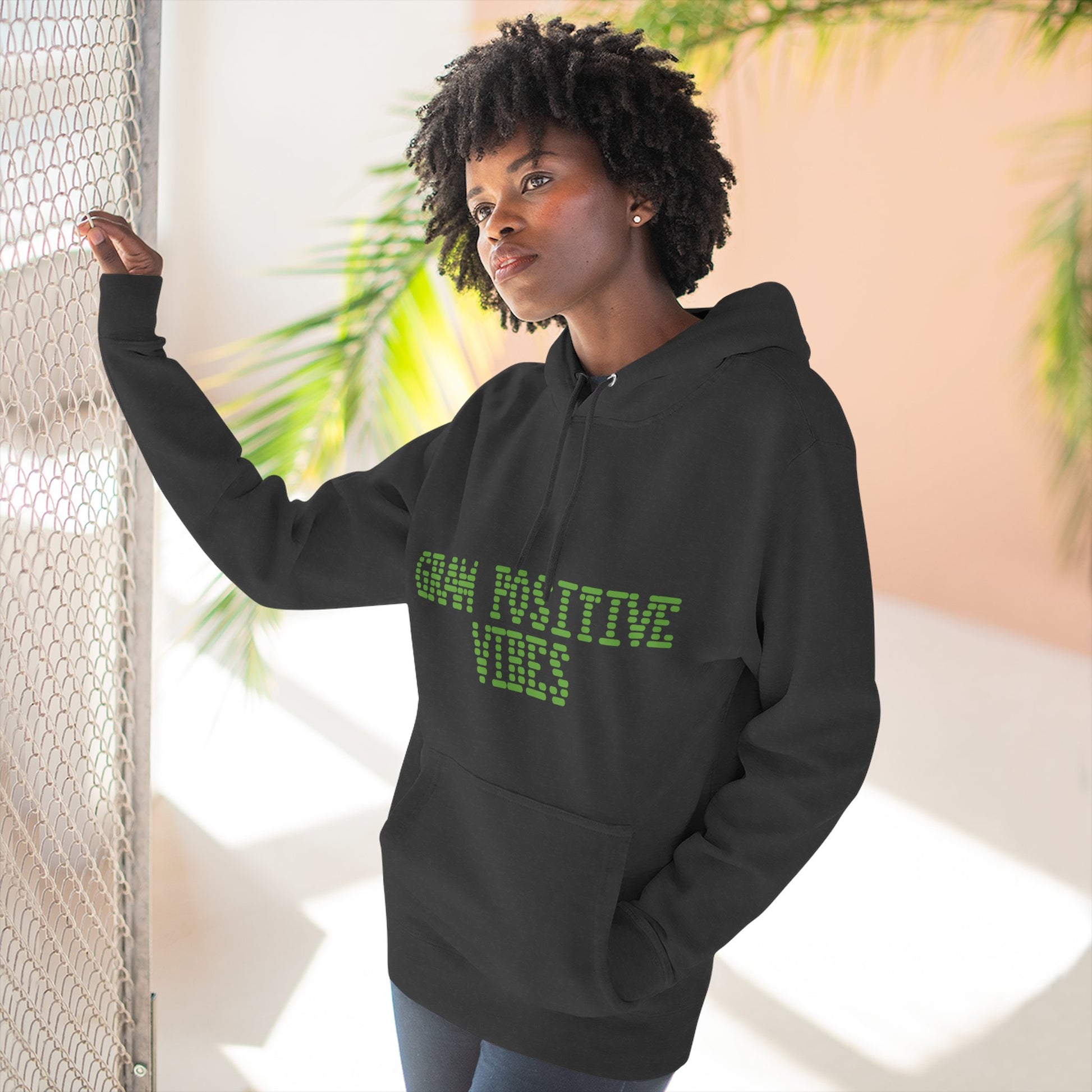 Gram Positive Vibes Hoodie — Cozy Positive Message Pullover - Medical Art Apparel