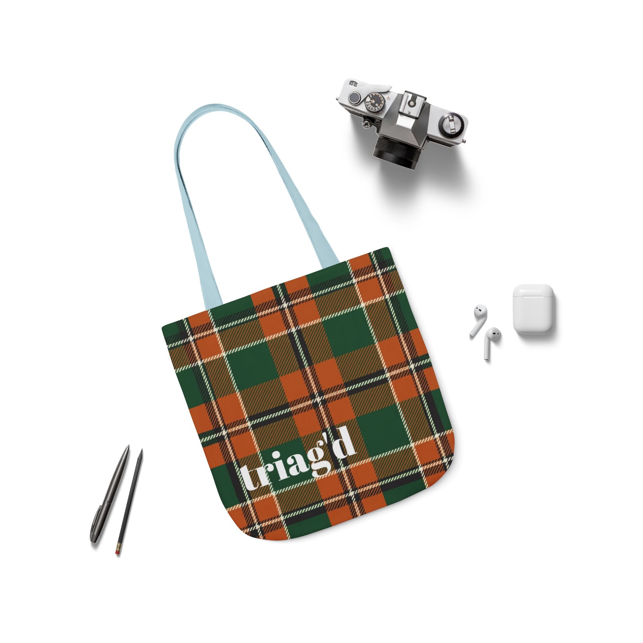 Triag'd Tartan Nurse Tote