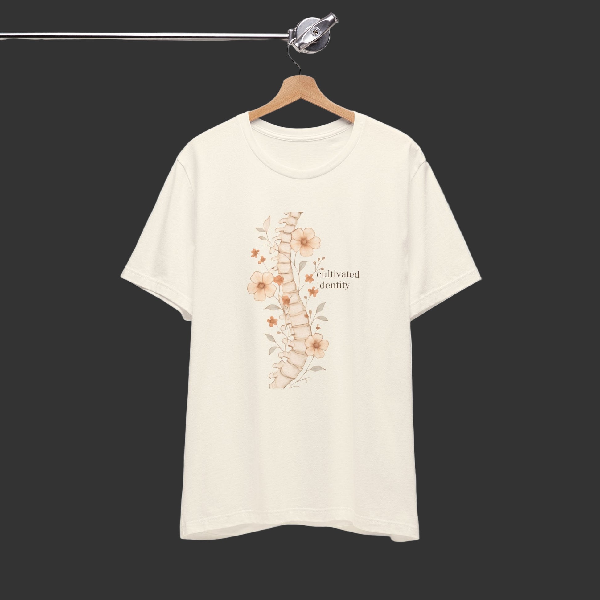 Botanical Anatomical Spine Tee unique doctor appreciation gift