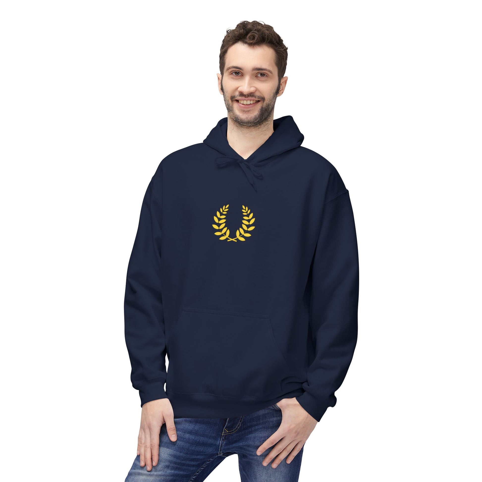 Grand Rounds Club Hoodie — Anatomical Laurel Medical Streetwear Pullover - Medical Art Apparel
