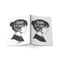 Bookish Mind Notebook monochrome illustration journal