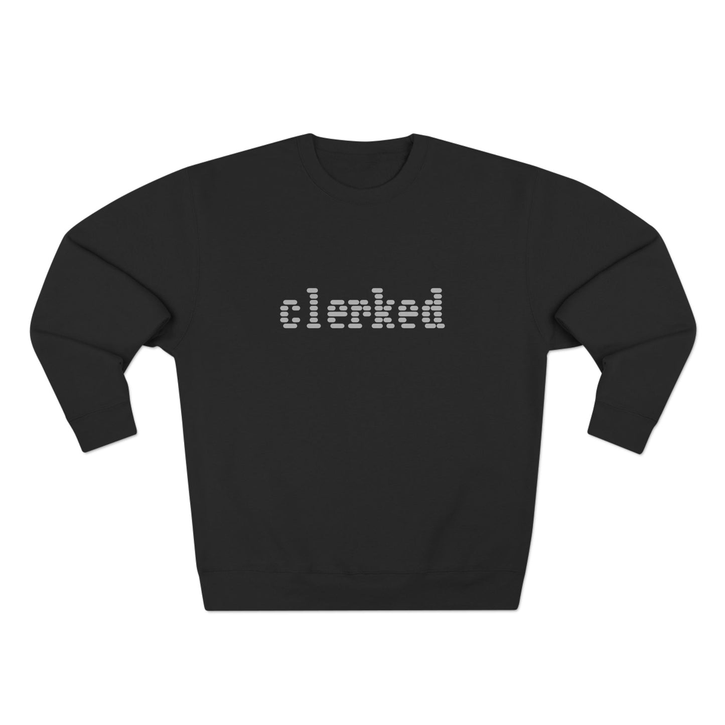 Clerked Logo Crewneck Sweatshirt brand apparel view 2