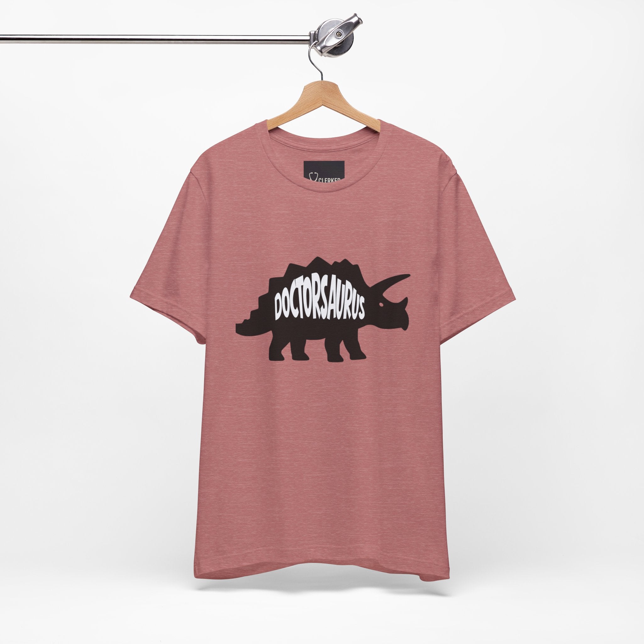Doctorsaurus Triceratops Unisex Tee, Medical PhD Student Gift, Doctor Graduation Shirt - Medical Art Apparel