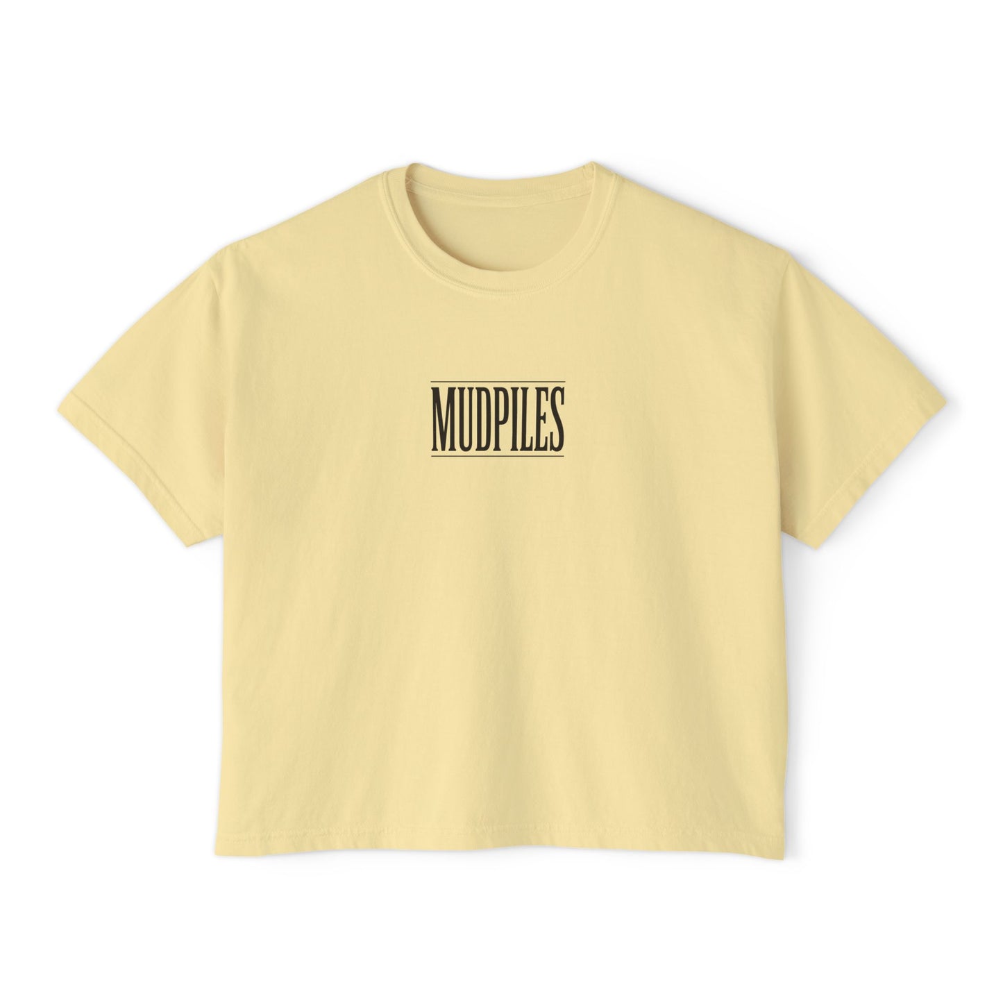 Mudpiles Cropped  T-Shirt or The Anion Gap Tee