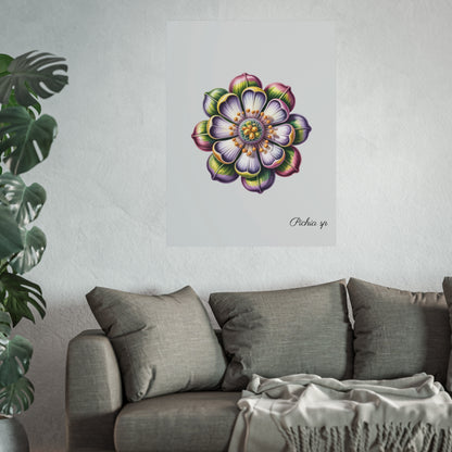 Botanical Pichia Imaginary Microbiology Fine Art Poster