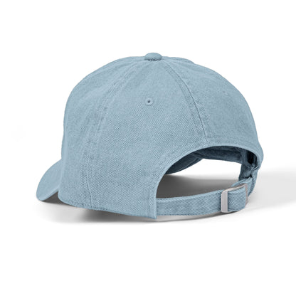 Shift Happens Embroidered Denim Hat - After the Bleep Goes Off