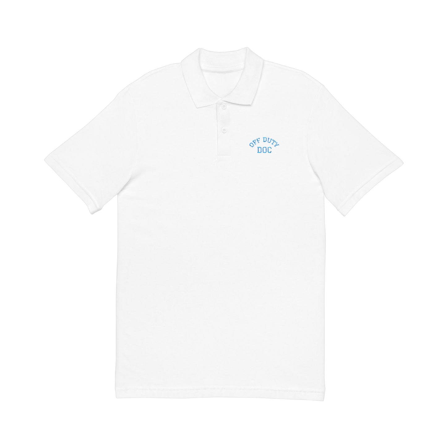 Embroidered "Off Duty" Polo Shirt