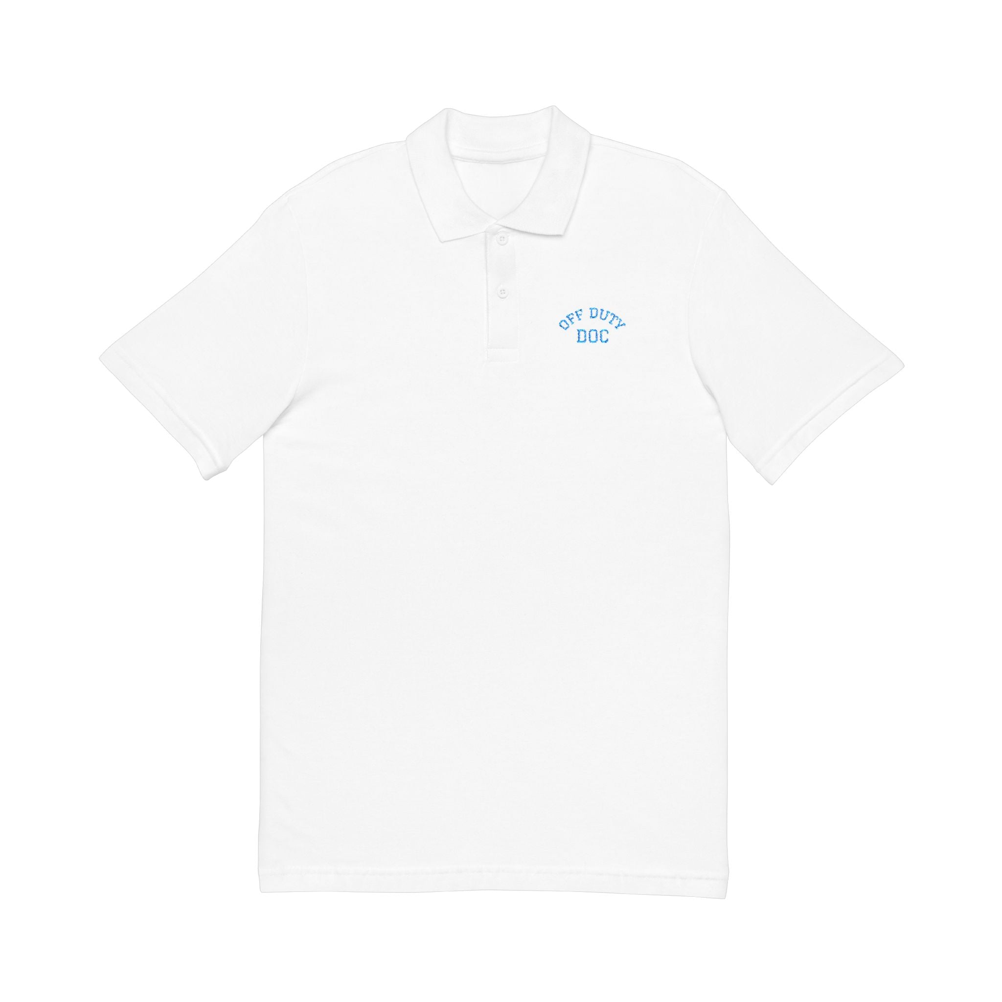 Embroidered "Off Duty" Polo Shirt