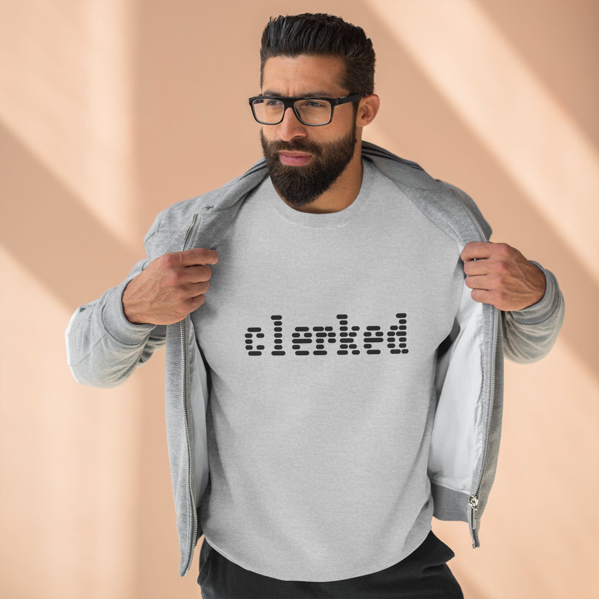Clerked Logo Crewneck Sweatshirt Art of Medicine 5