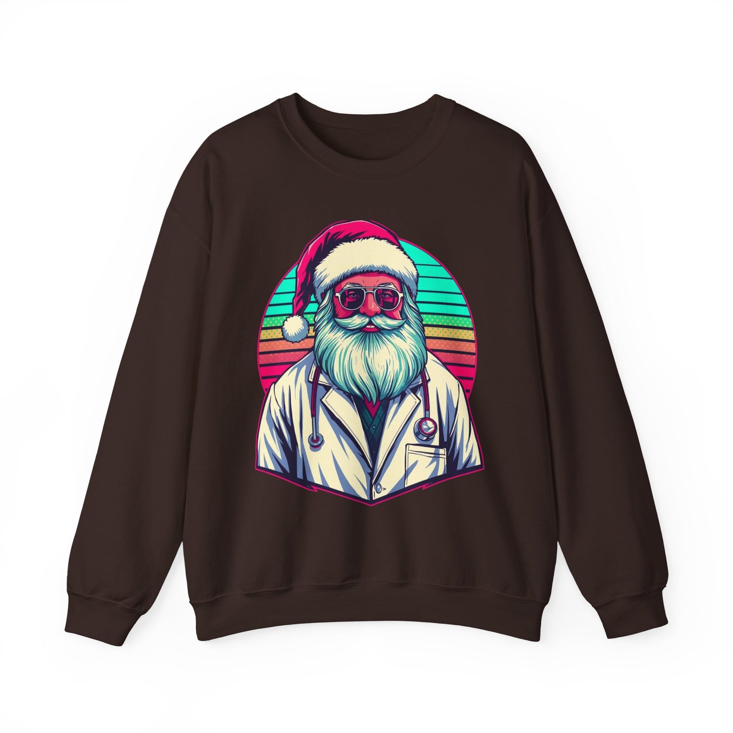 Doctor Santa Retro Sweatshirt unique healthcare professional gift