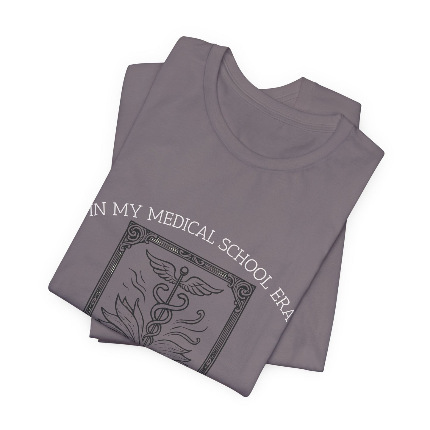 In My Medical School Era Caduceus Book Illustration Tee Art of Medicine 8