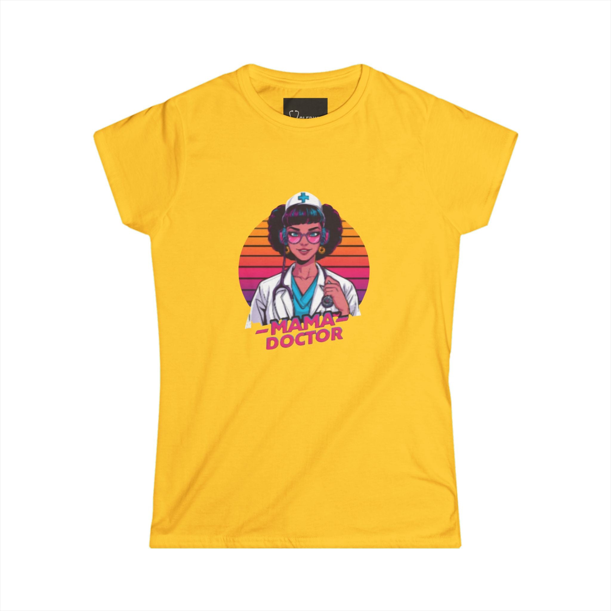 Mama Doctor Retrowave Tshirt