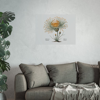 Botanical Actinomyces Imaginary Microbiology Fine Art Poster