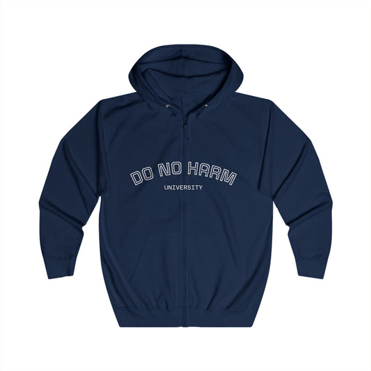 Do No Harm University Zip Hoodie Art of Medicine streetwear 5