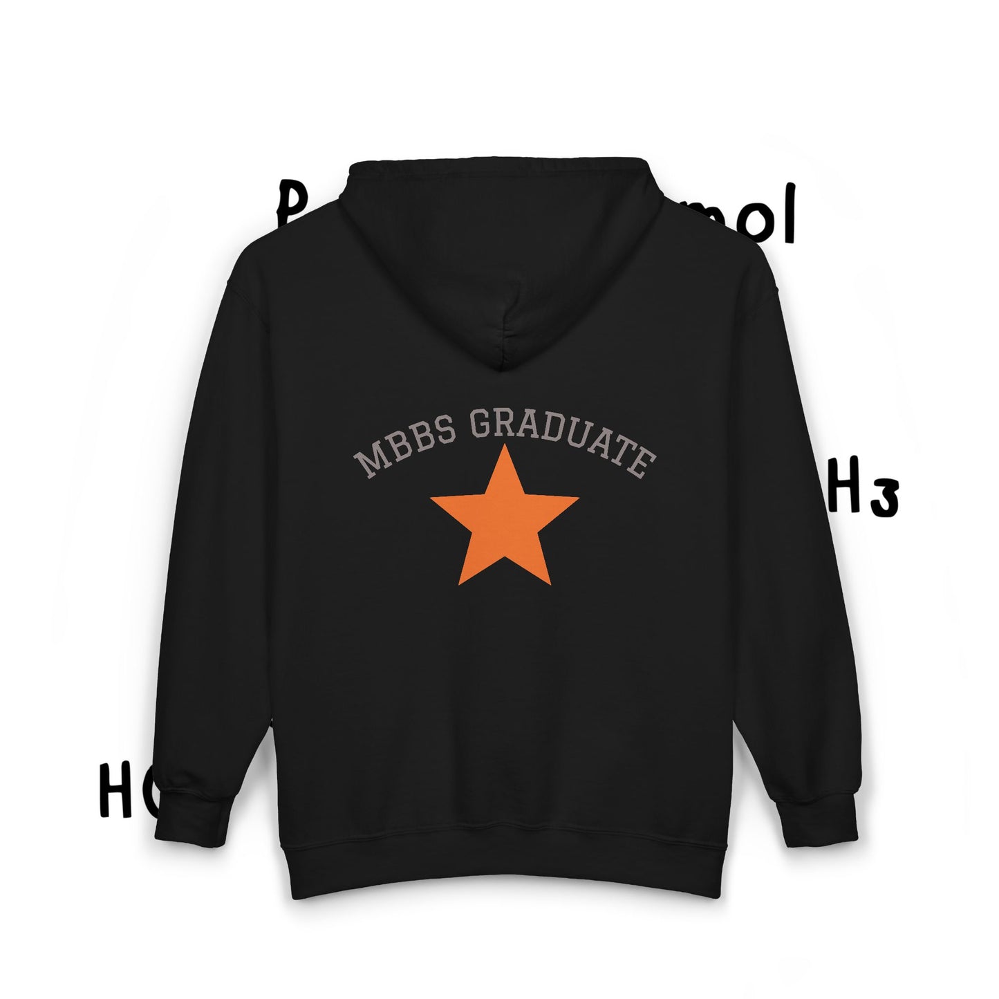 MBBS Graduate Star Hoodie Art of Medicine victory apparel