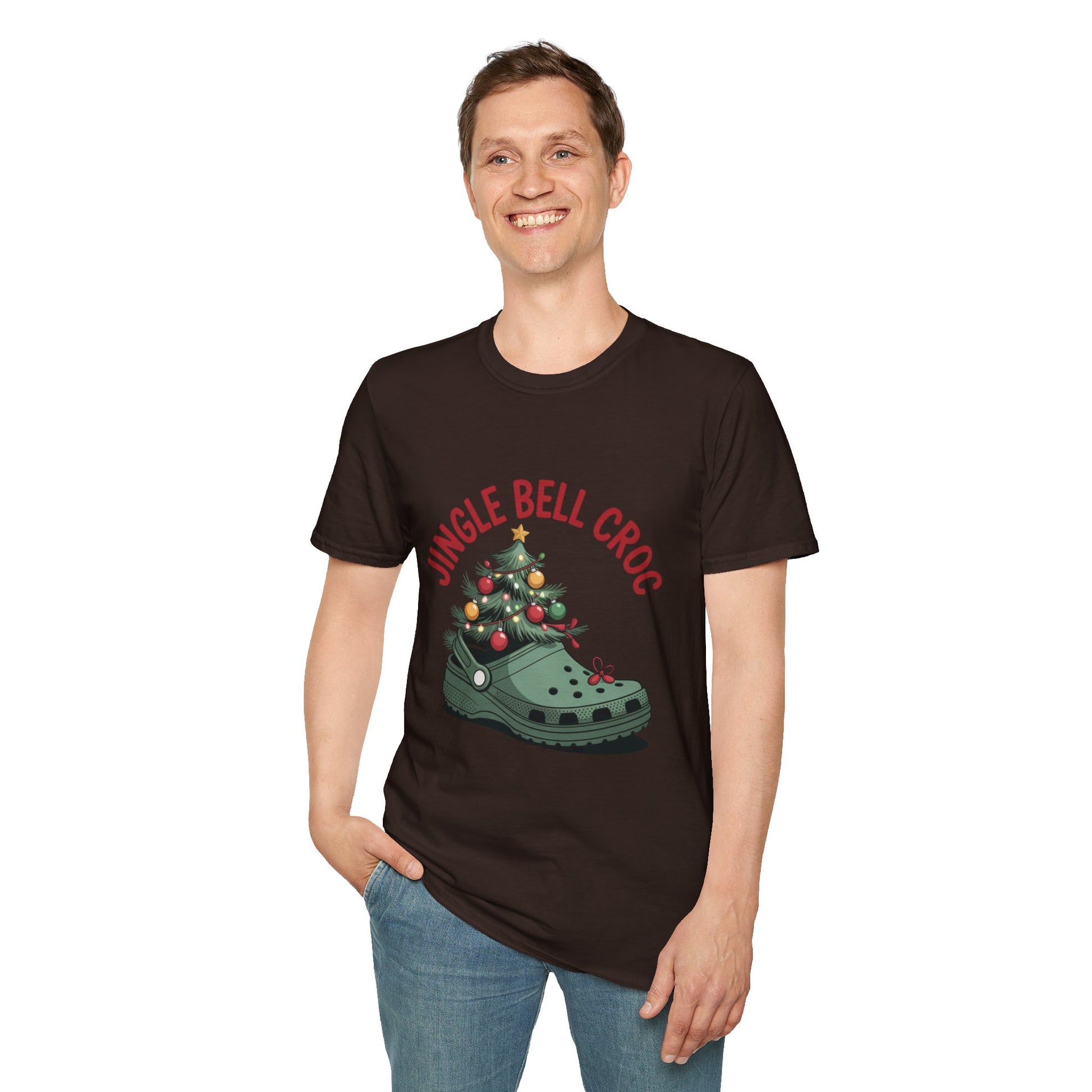 Jingle Bell Croc T-Shirt Art of Medicine holiday apparel