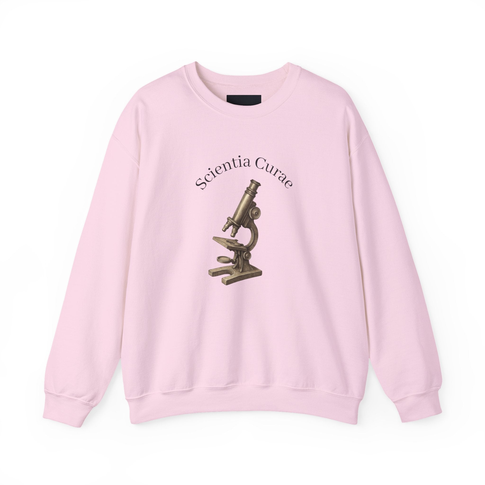 Microscope Science Curiosity Sweatshirt unique medical researcher gift
