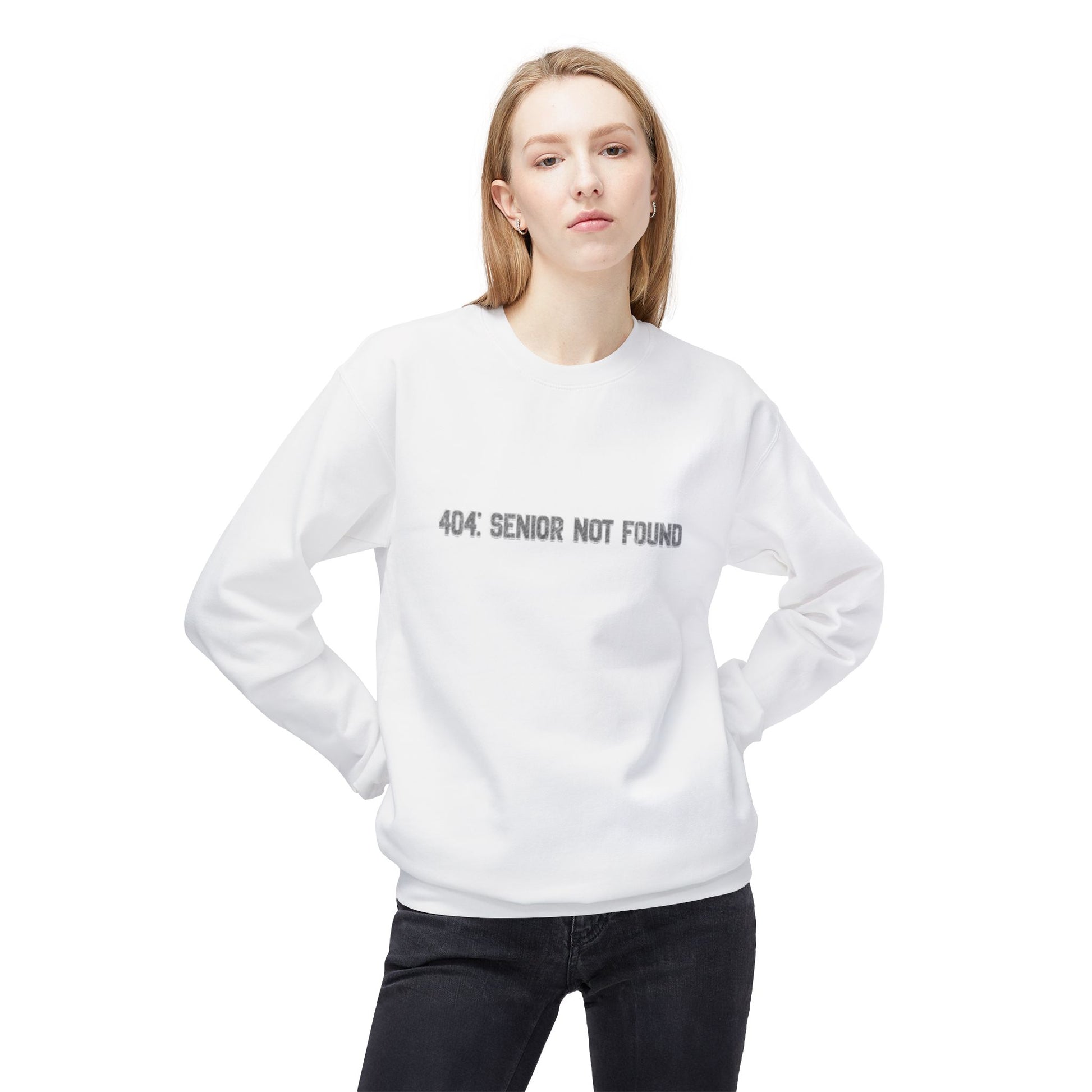 404: Senior Not Found Crewneck Sweatshirt Art of Medicine apparel 11