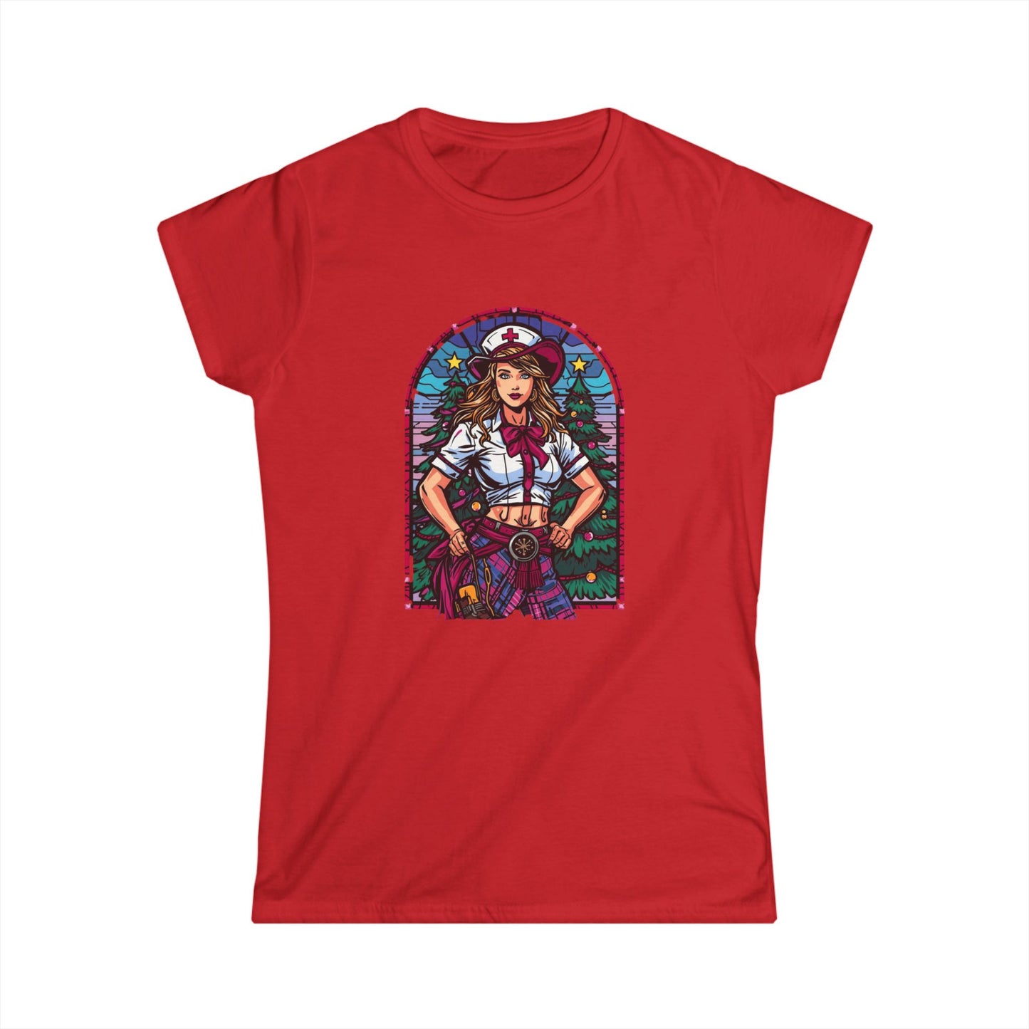 Cowgirl Nurse Christmas Tee unique festive medical gift shirt