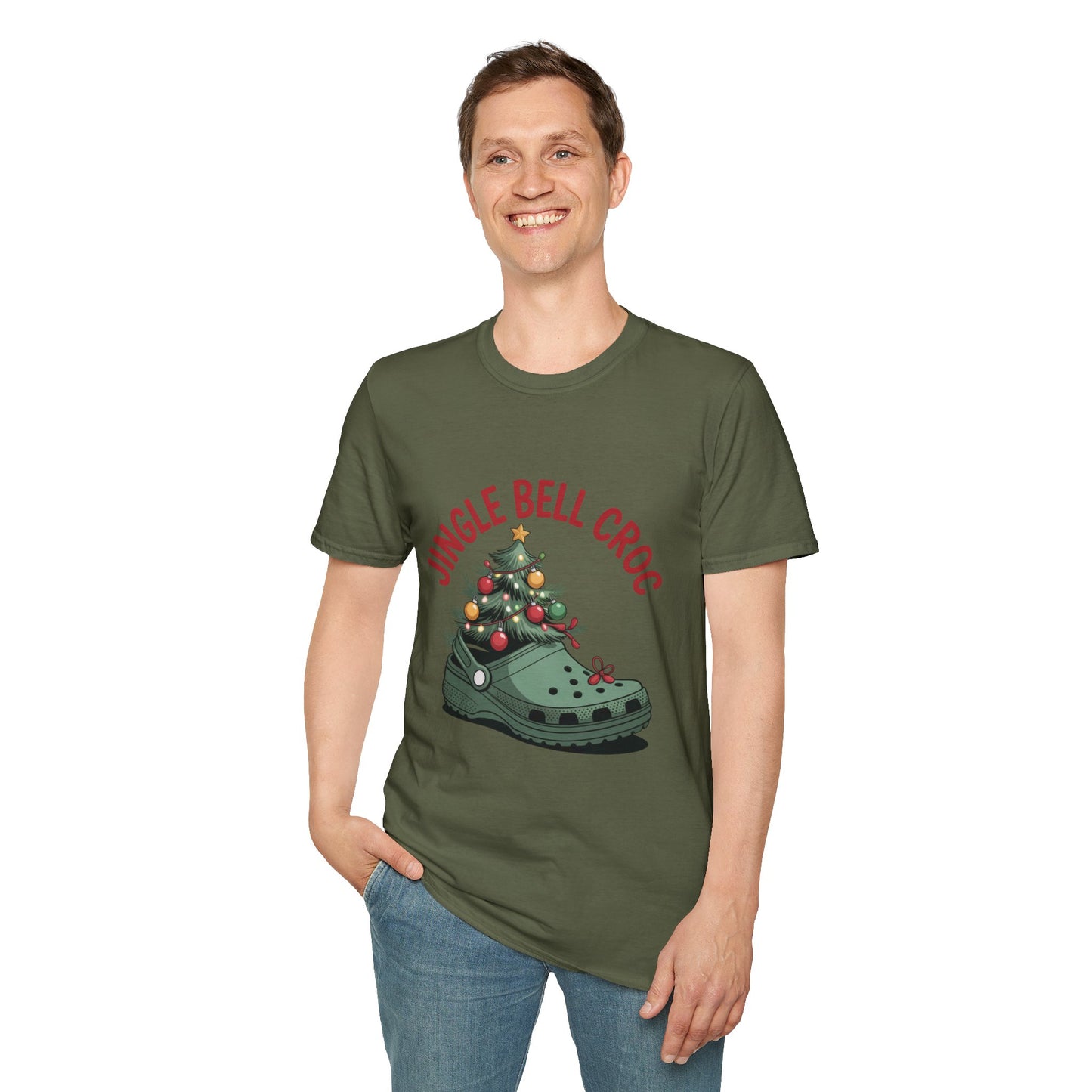 Jingle Bell Croc T-Shirt Art of Medicine holiday apparel