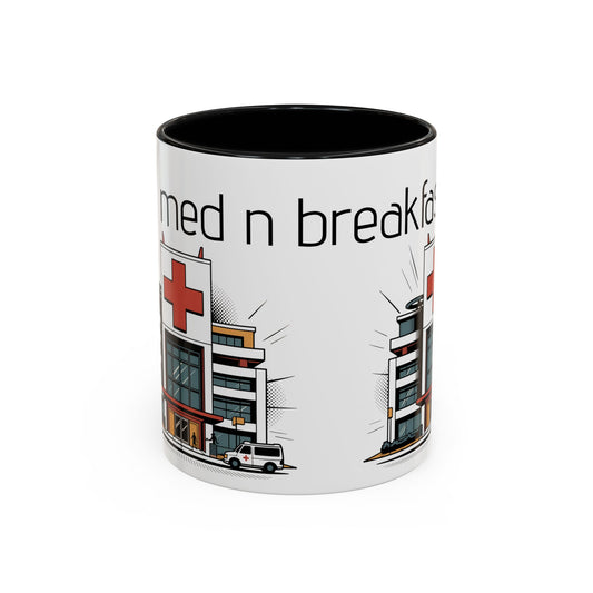 Med n' Breakfast Mug unique healthcare professional cup