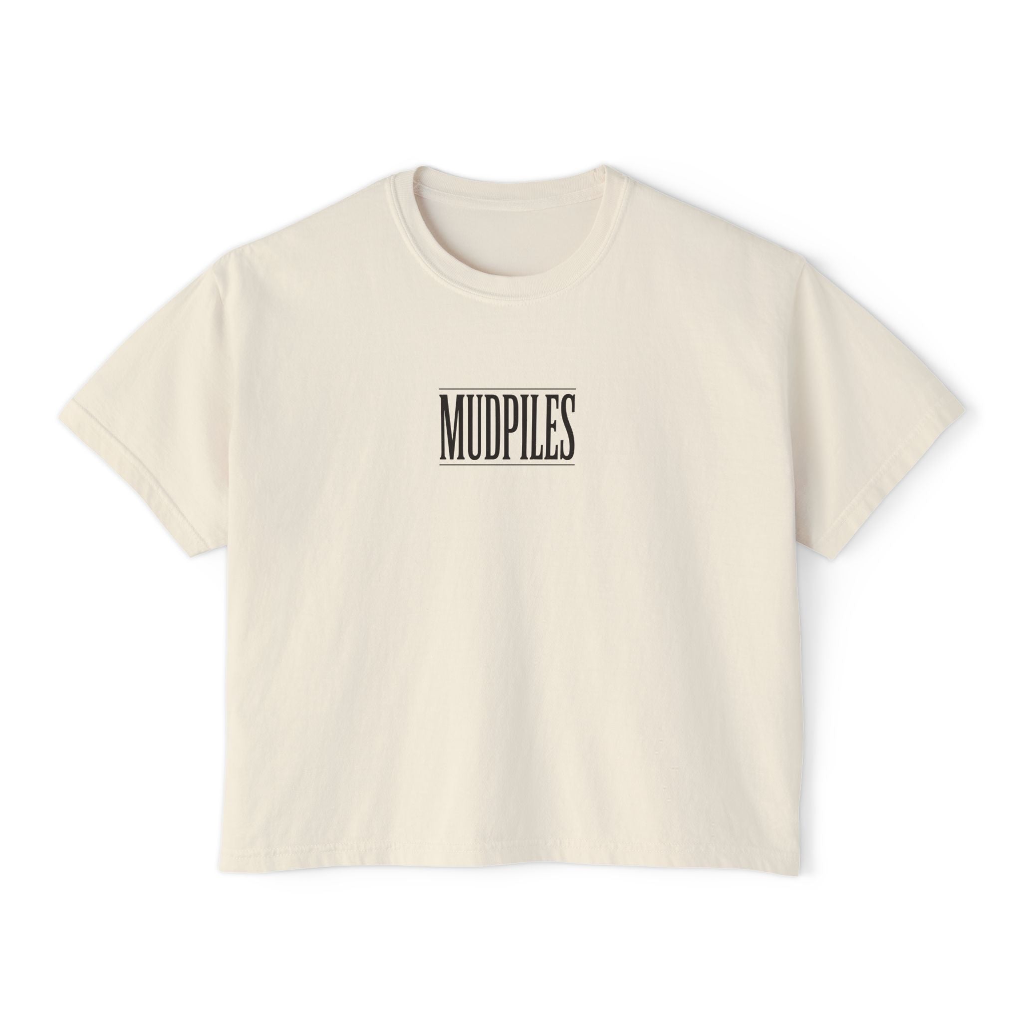 Mudpiles Cropped  T-Shirt or The Anion Gap Tee