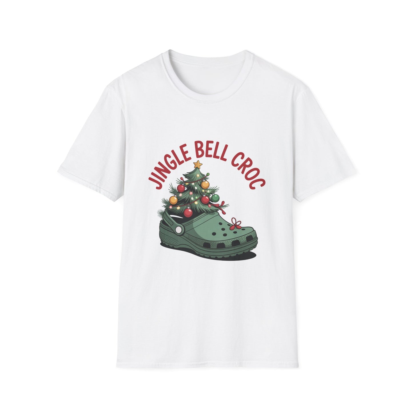 Jingle Bell Croc T-Shirt unique holiday style croc shirt