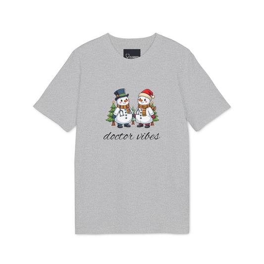 Doctor Vibes Snowmen T-shirt unique holiday medical staff shirt