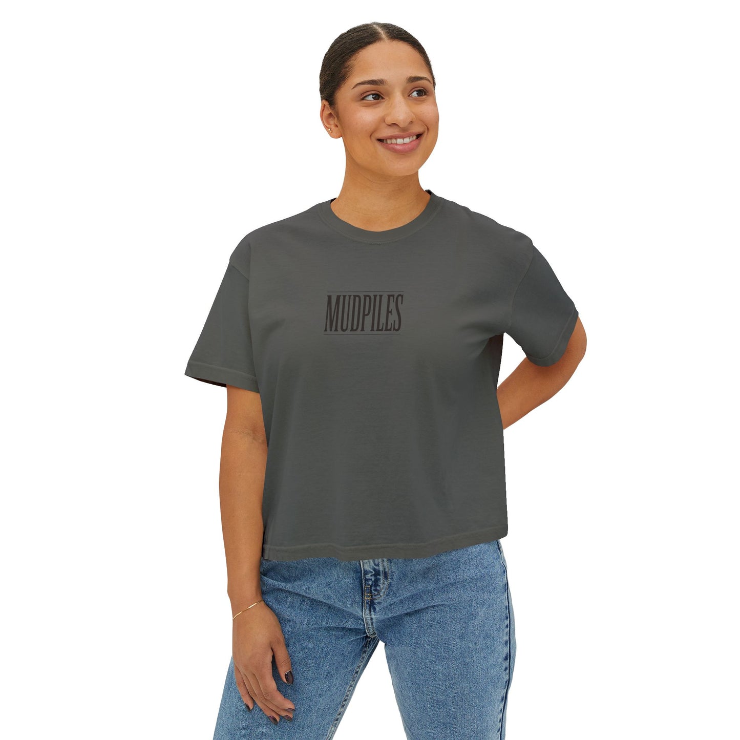 Mudpiles Cropped  T-Shirt or The Anion Gap Tee
