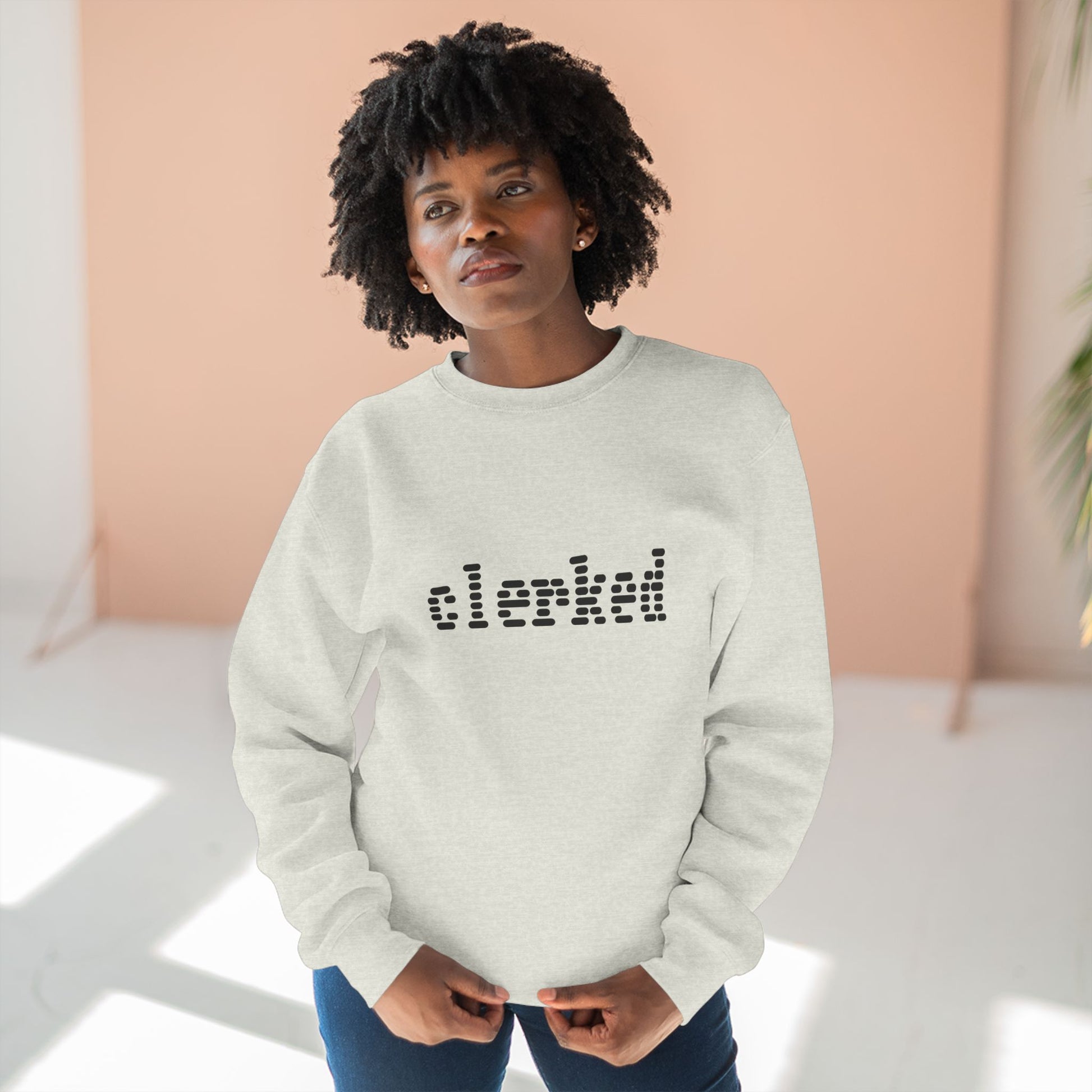 Clerked Logo Crewneck Sweatshirt Art of Medicine 14