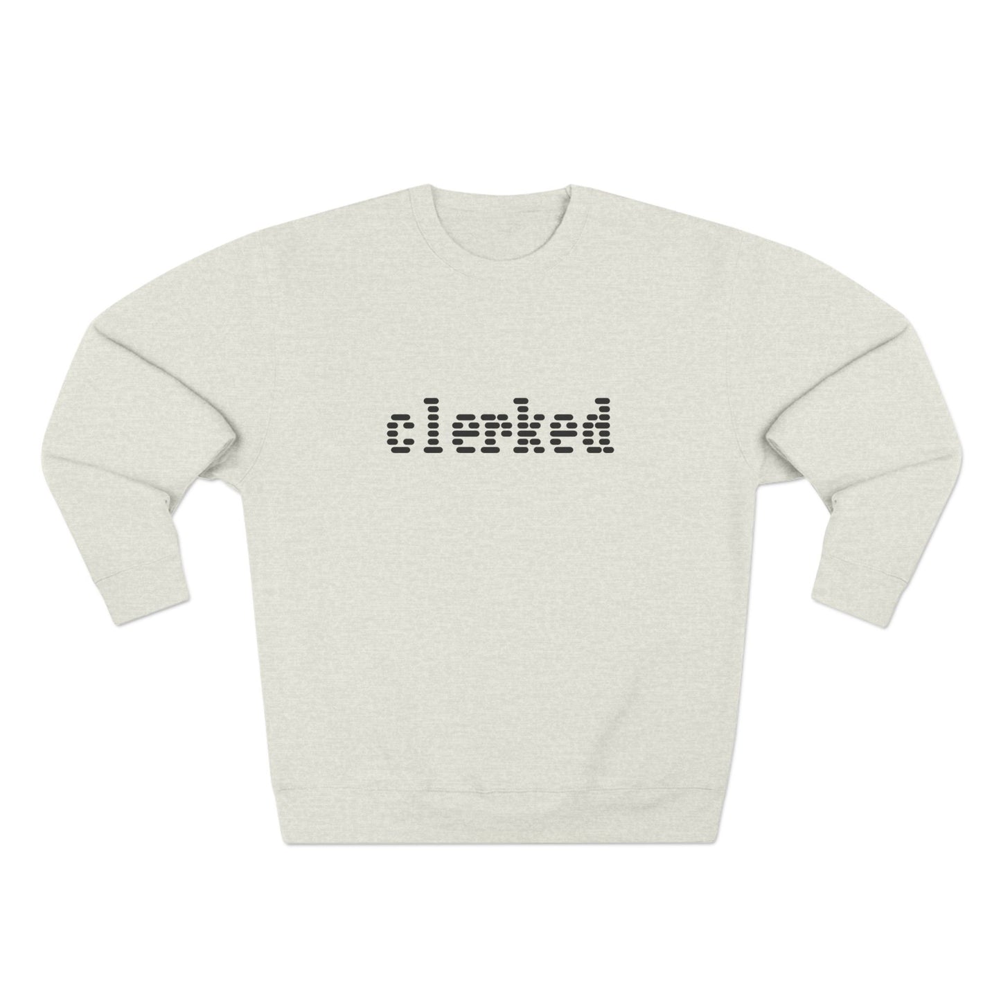 Clerked Logo Crewneck Sweatshirt Art of Medicine