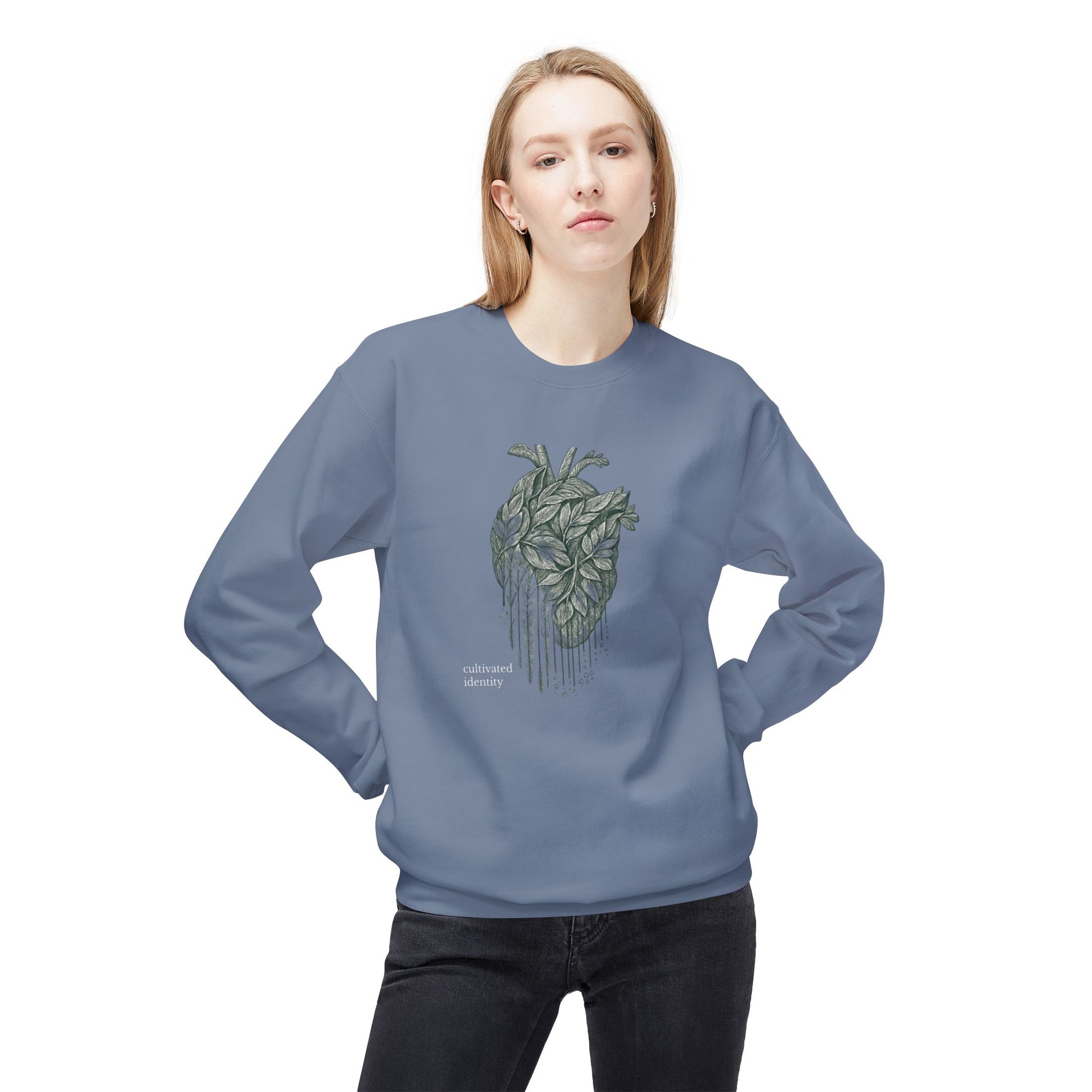 Botanical Anatomical Heart Sweatshirt Art of Medicine apparel