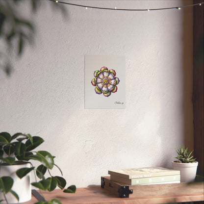 Botanical Pichia Imaginary Microbiology Fine Art Poster