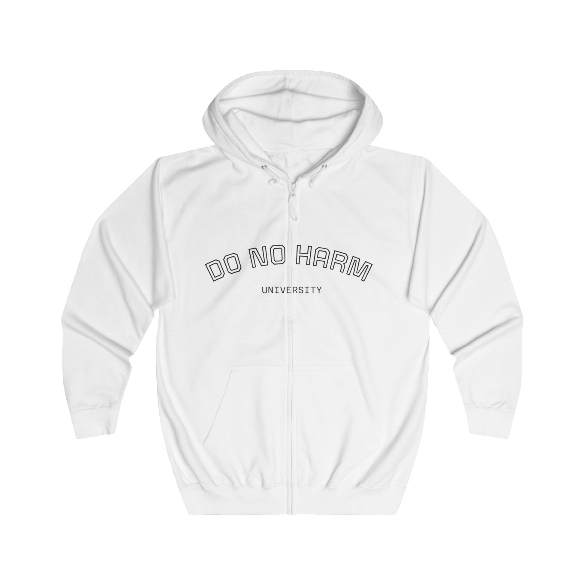 Do No Harm University Zip Hoodie art of medicine apparel