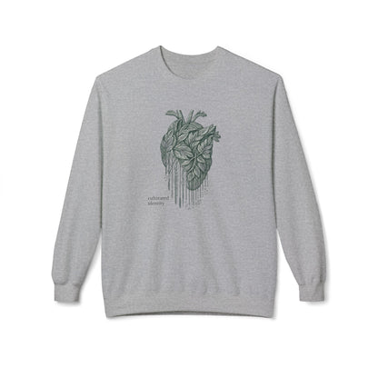 Botanical Anatomical Heart Sweatshirt unique medical school apparel