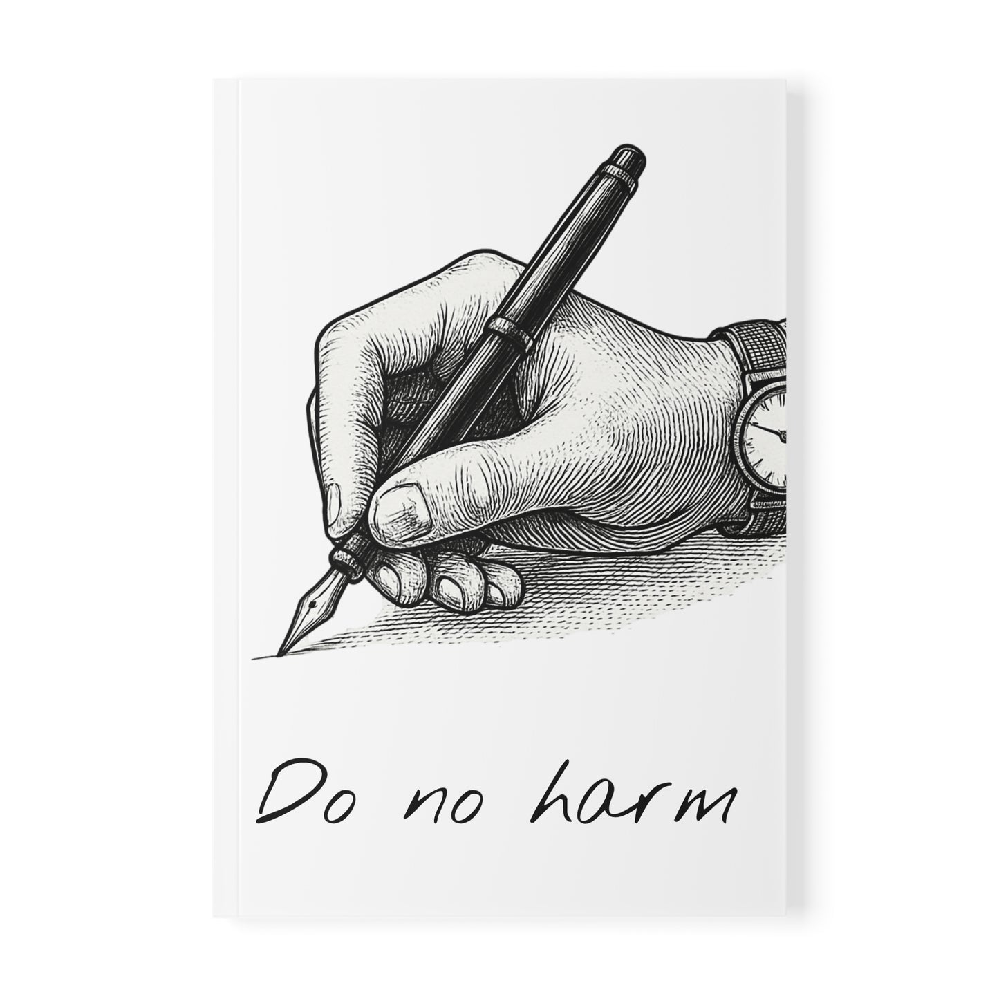 Do No Harm A5 Notebook professional healthcare student journal