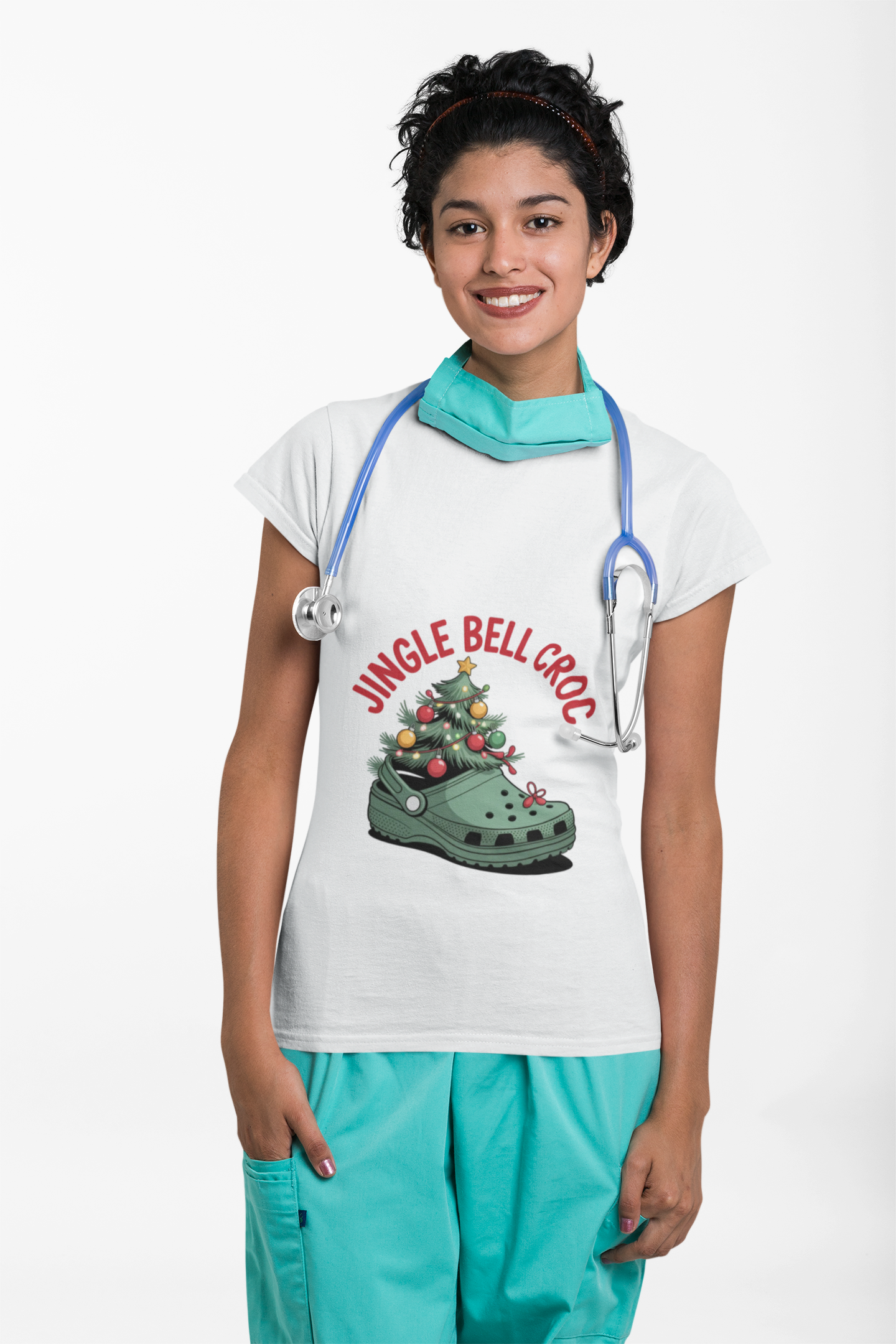 Jingle Bell Croc T-Shirt festive christmas croc lover tee