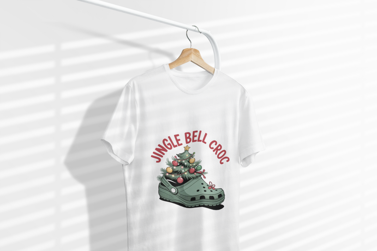 Jingle Bell Croc T-Shirt Art of Medicine holiday apparel