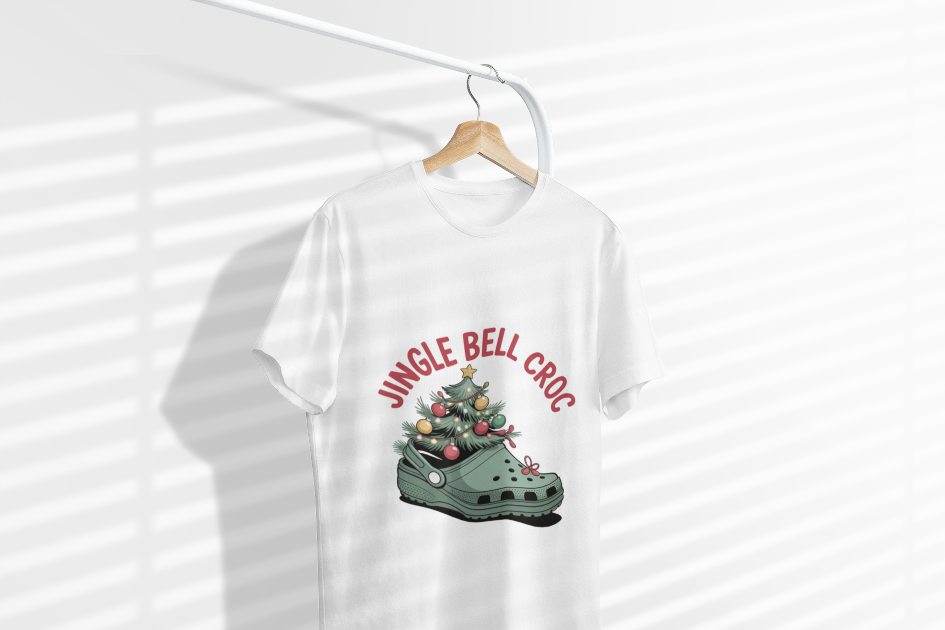 Jingle Bell Croc T-Shirt Art of Medicine holiday apparel