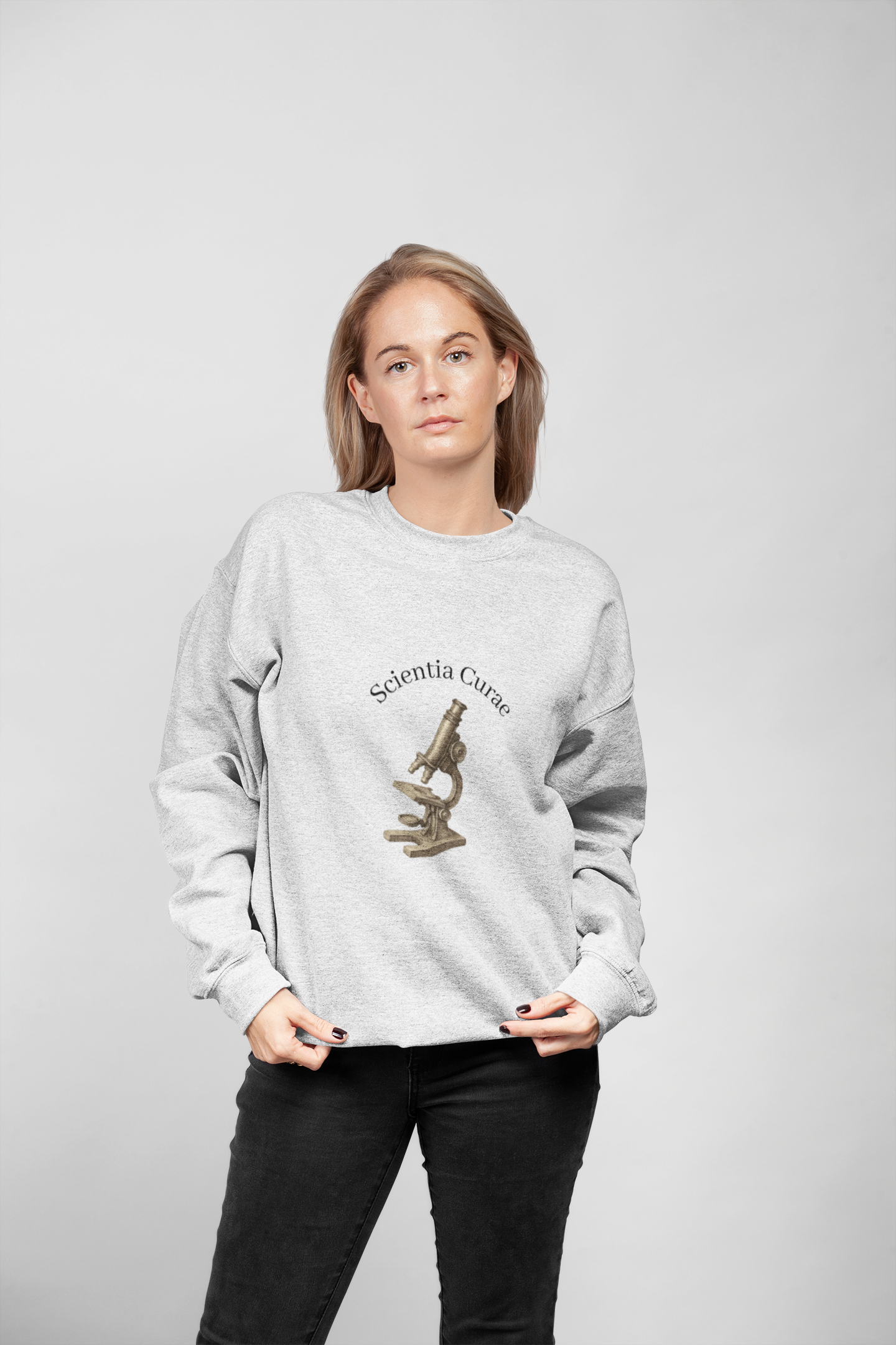 Microscope Science Curiosity Unisex Sweatshirt Art of Medicine 11