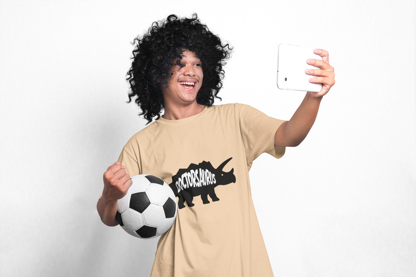 Doctorsaurus Triceratops Unisex Tee, Medical PhD Student Gift, Doctor Graduation Shirt - Medical Art Apparel