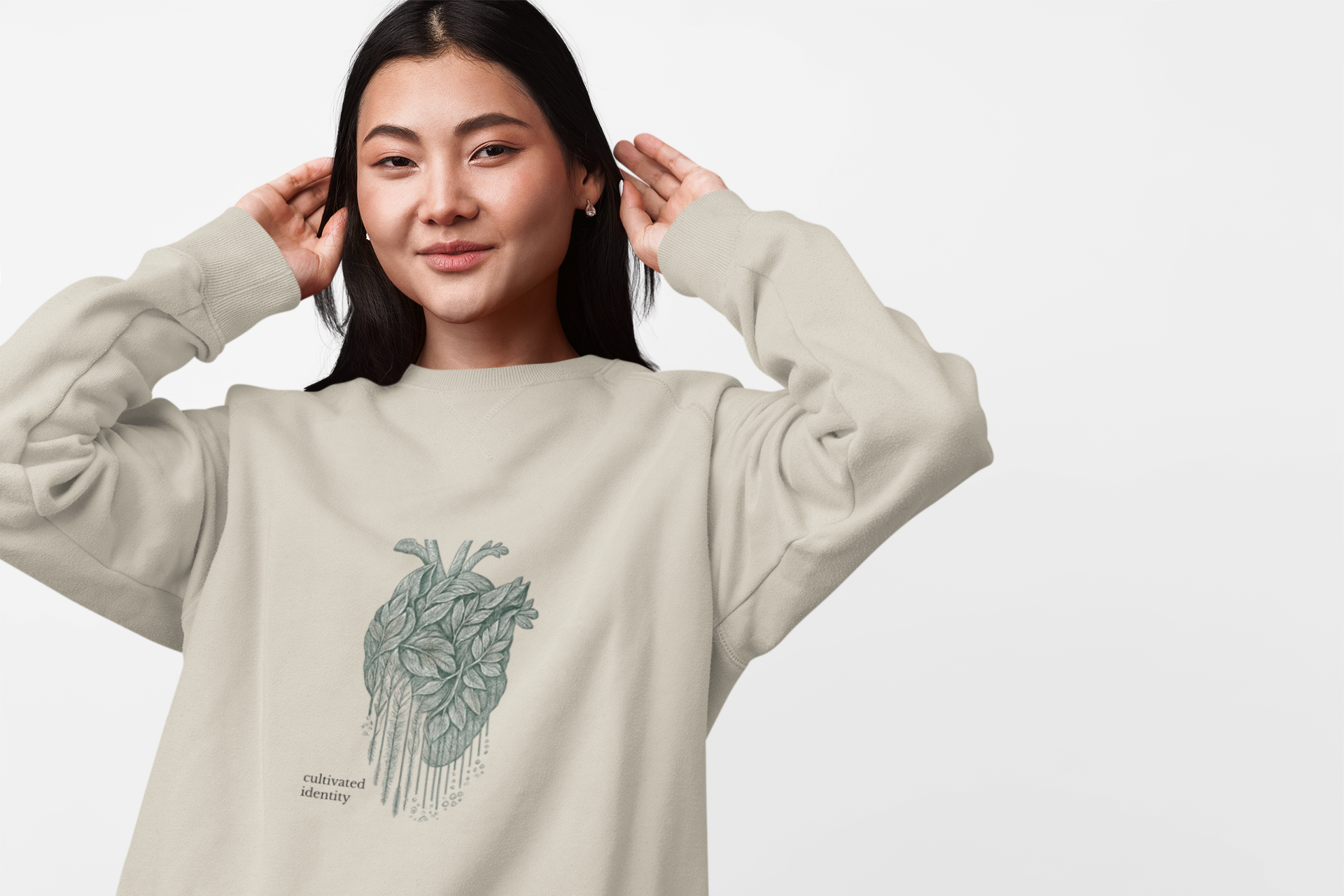 Botanical Anatomical Heart Sweatshirt unique nurse and doctor sweatshirt