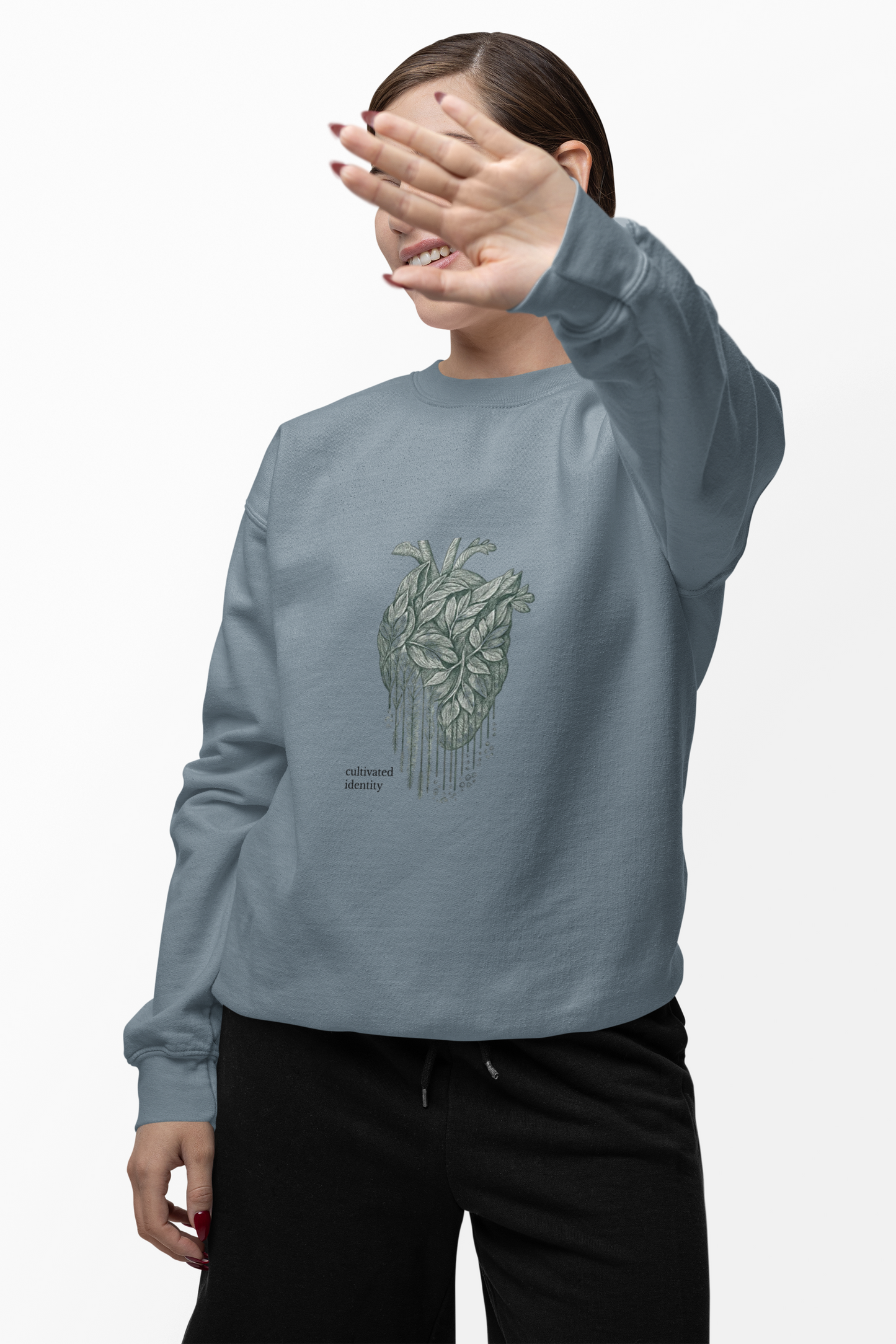 Botanical Anatomical Heart Sweatshirt Art of Medicine apparel