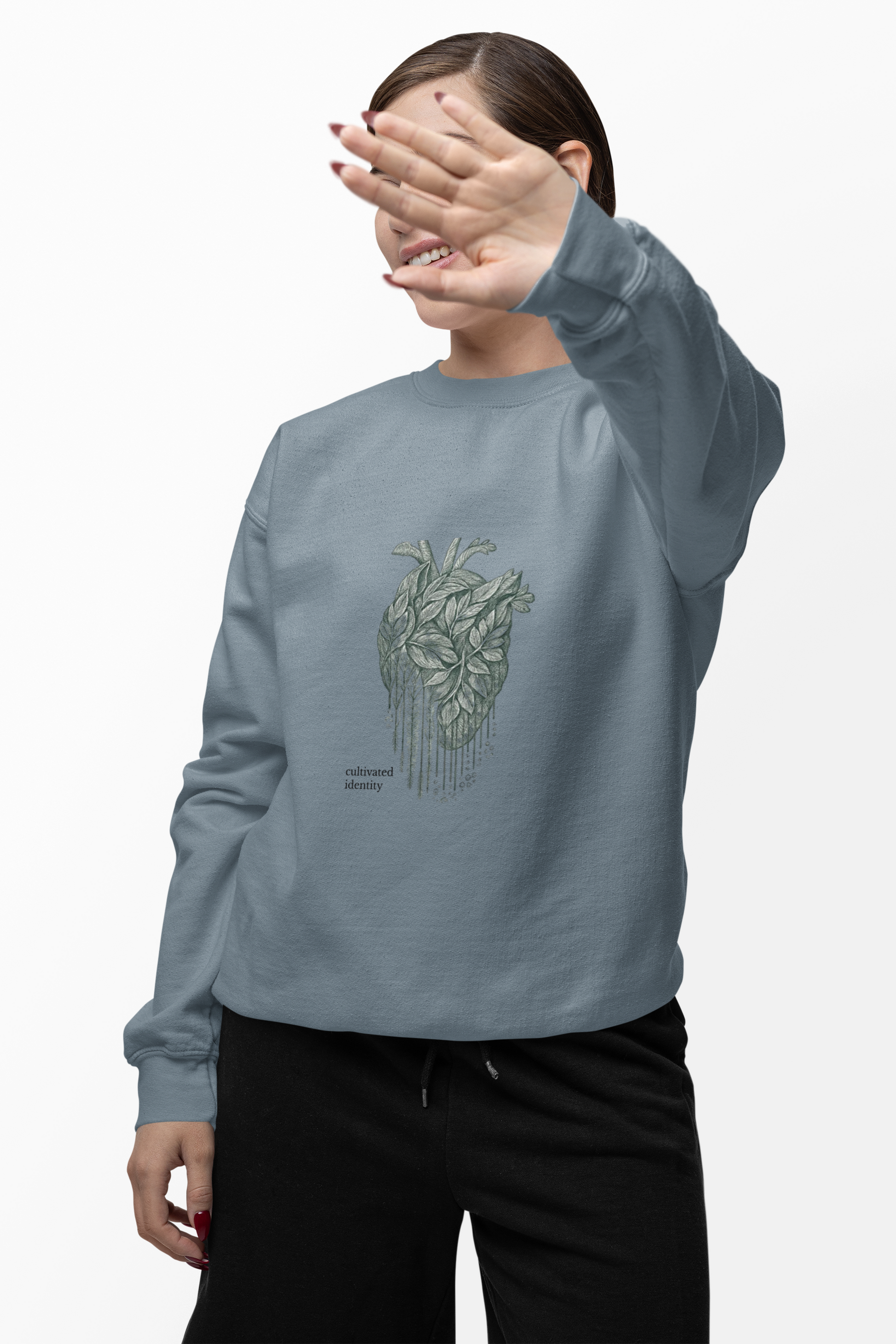 Botanical Anatomical Heart Sweatshirt Art of Medicine apparel