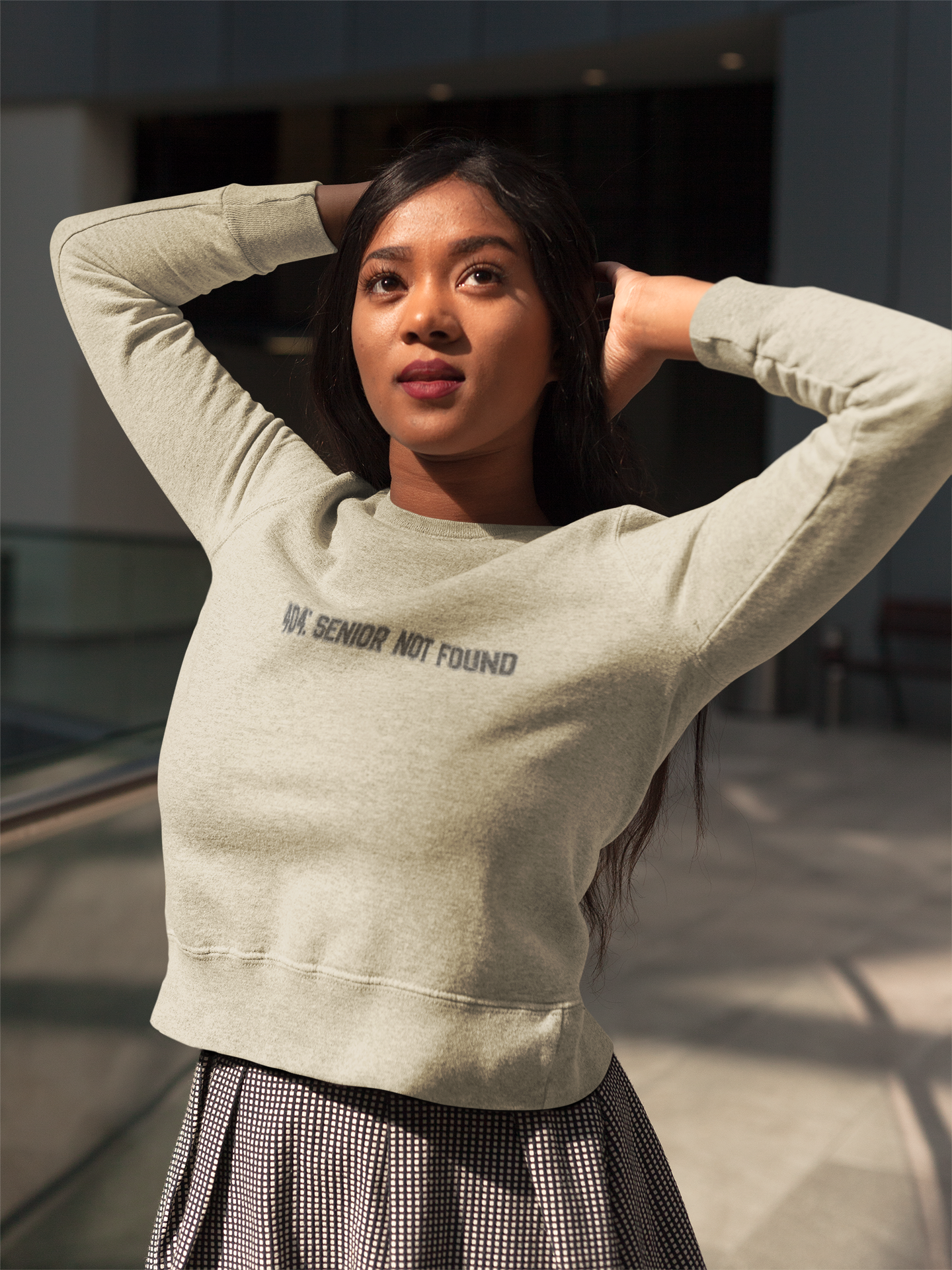 404: Senior Not Found Sweatshirt unique graduation milestone gift
