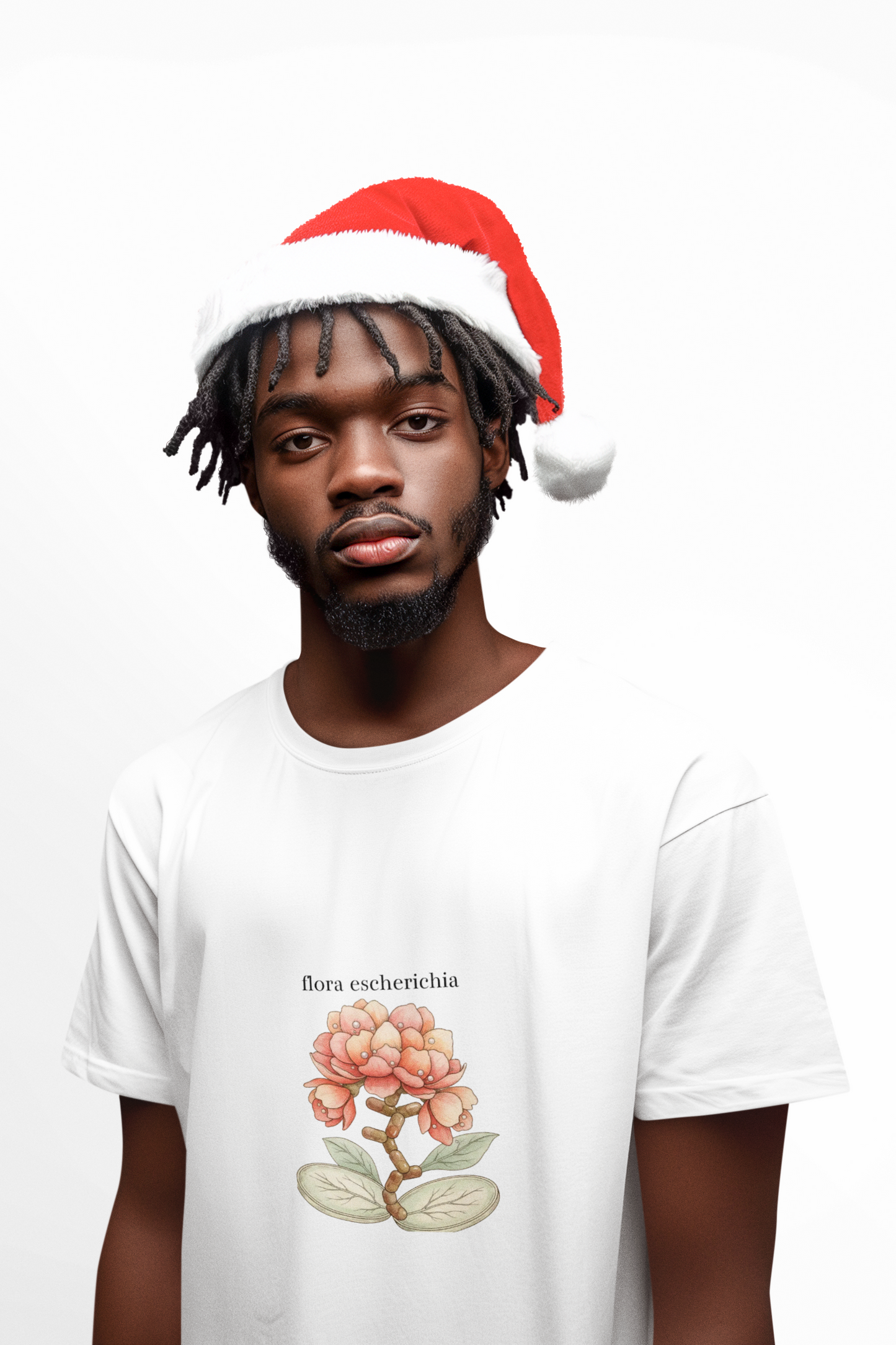 E Coli Botanical Tee imaginary microbial flower shirt