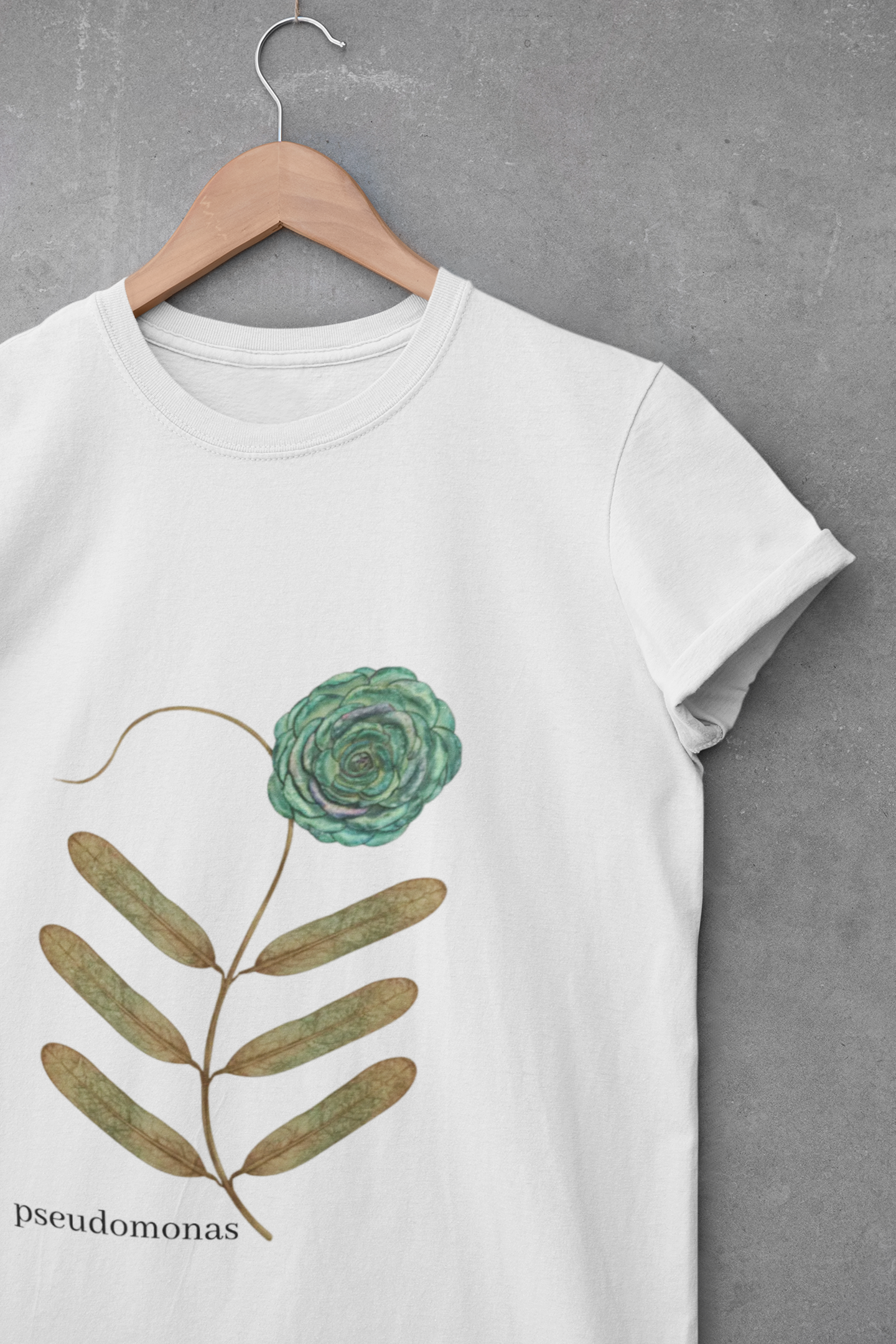 Pseudomonas Flower Tee unique medical school graduation gift