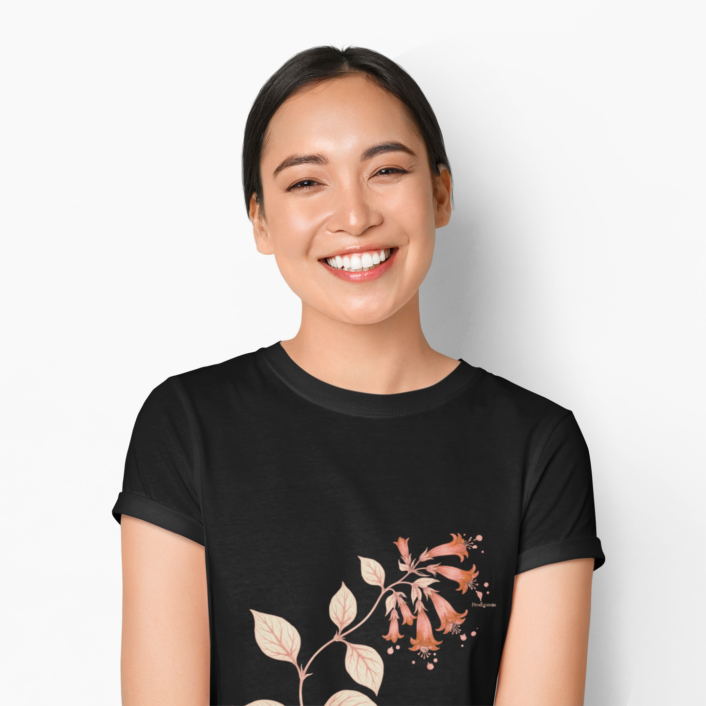 Serratia Flower Tee professional medical art apparel