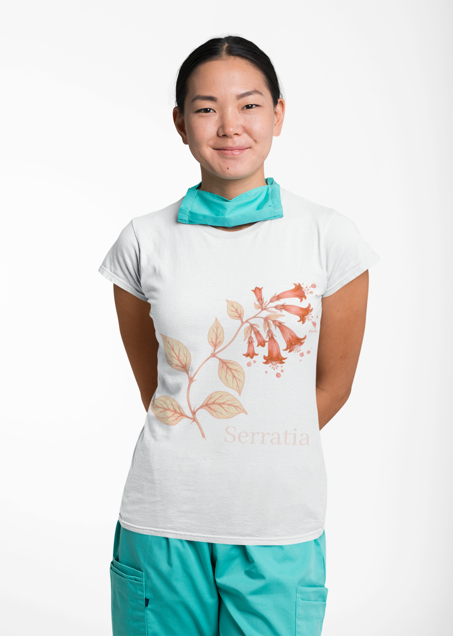 Serratia Flower Tee unique medical school style shirt