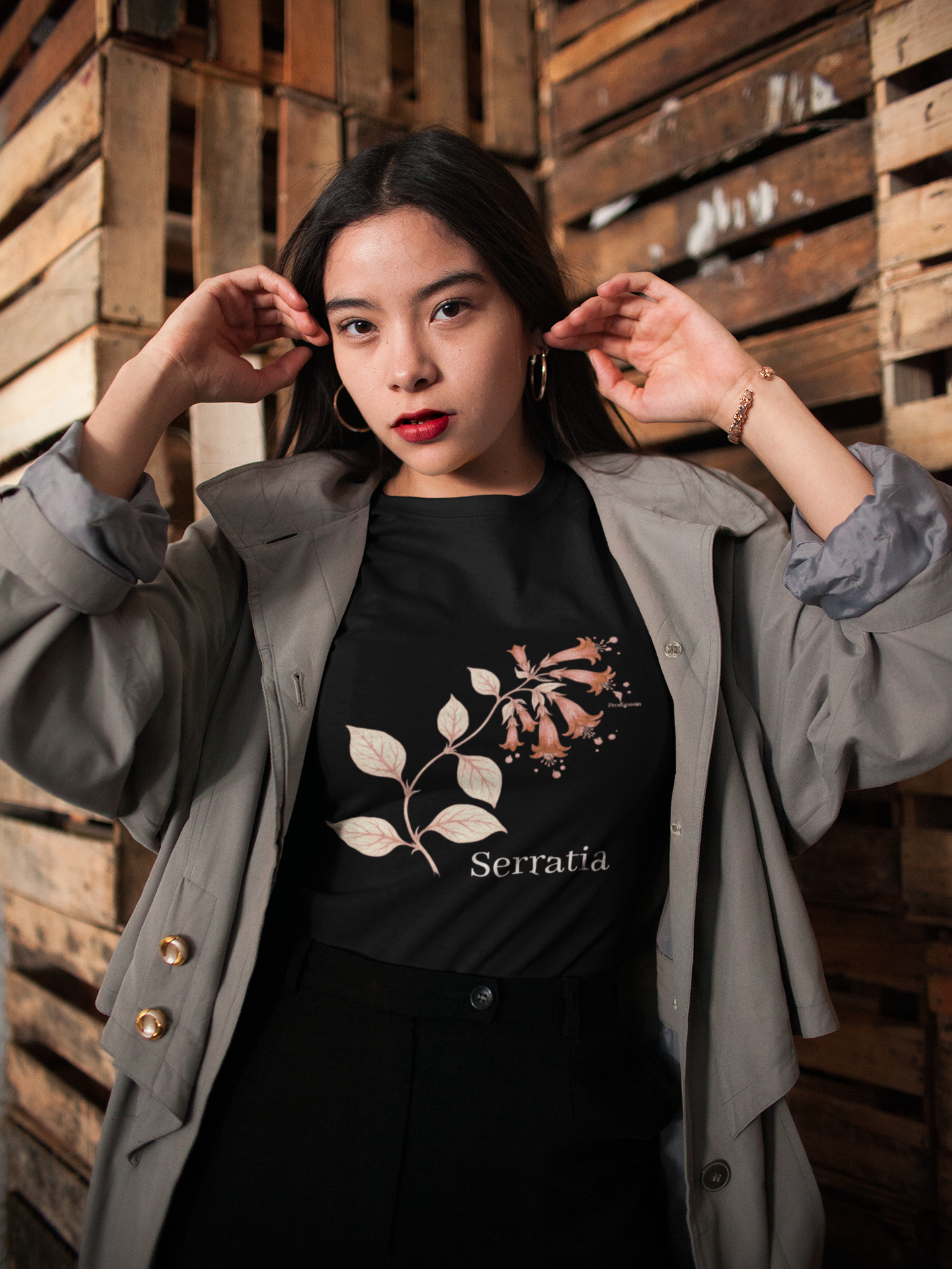 Serratia Flower Tee professional healthcare worker shirt